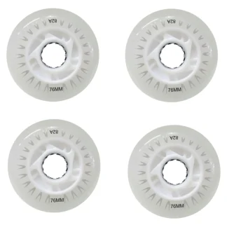RUEDA ROADSHOW LUZ LED BLANCA 76MM PARA PATINES EN LINEA (POR PIEZA)