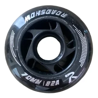 RUEDA ROADSHOW NEGRO 70MM PARA PATINES EN LINEA (POR PIEZA)