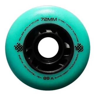 Rueda para patines en linea 72mm IUS Menta paquete 8pzs