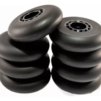 Rueda para patines en linea 80mm color negro